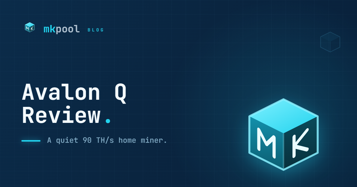 Avalon Q Review: A Quiet 90 TH/s Home Bitcoin Miner
