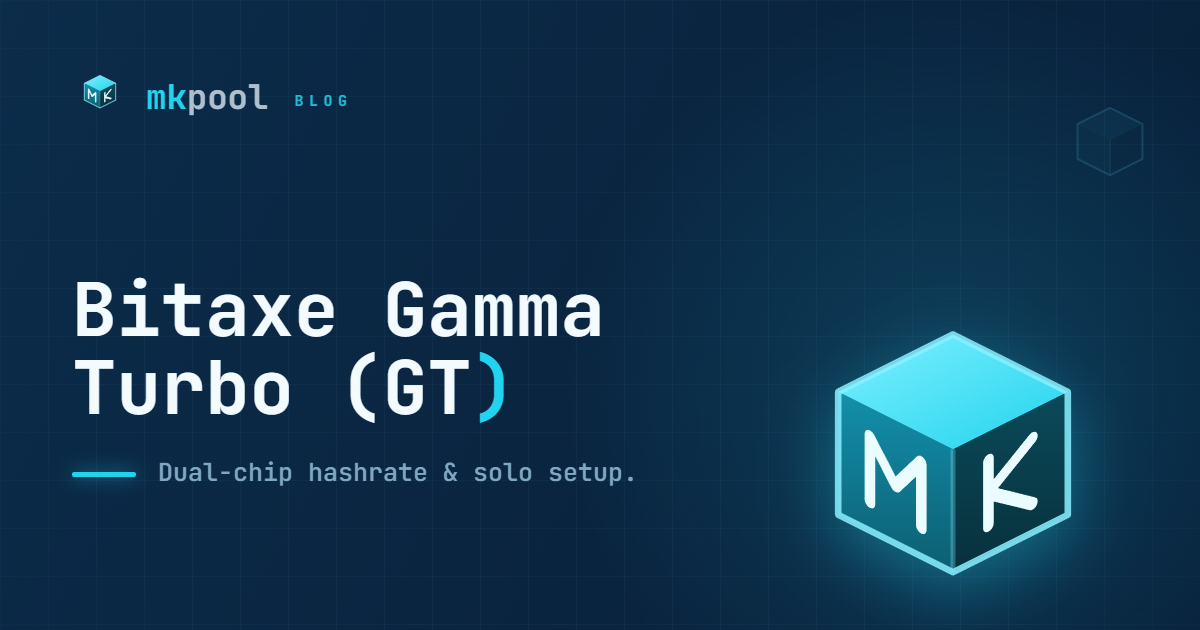 Bitaxe Gamma Turbo (GT): Dual-Chip Hashrate and Solo Mining Setup