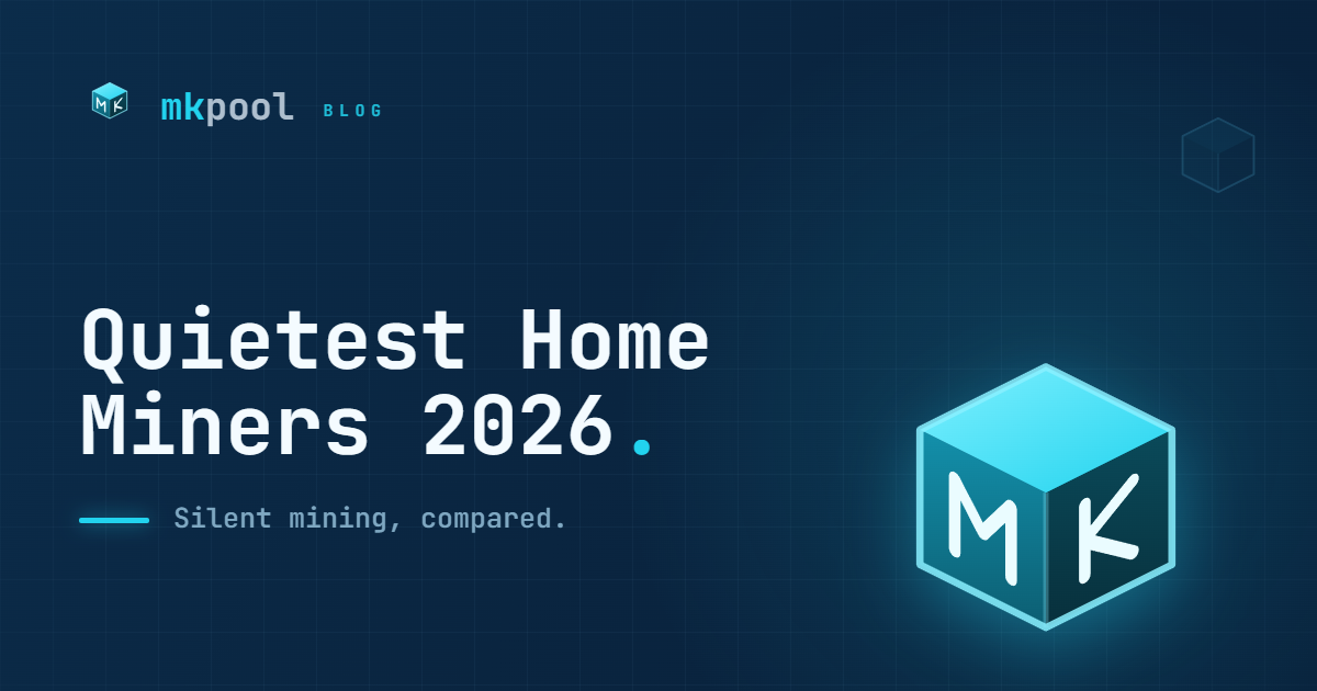 Quietest Bitcoin Miners for Home in 2026: Silent Mining Compared